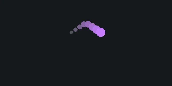 Follow the Leader, an After Effects expression, rendered in After Effects