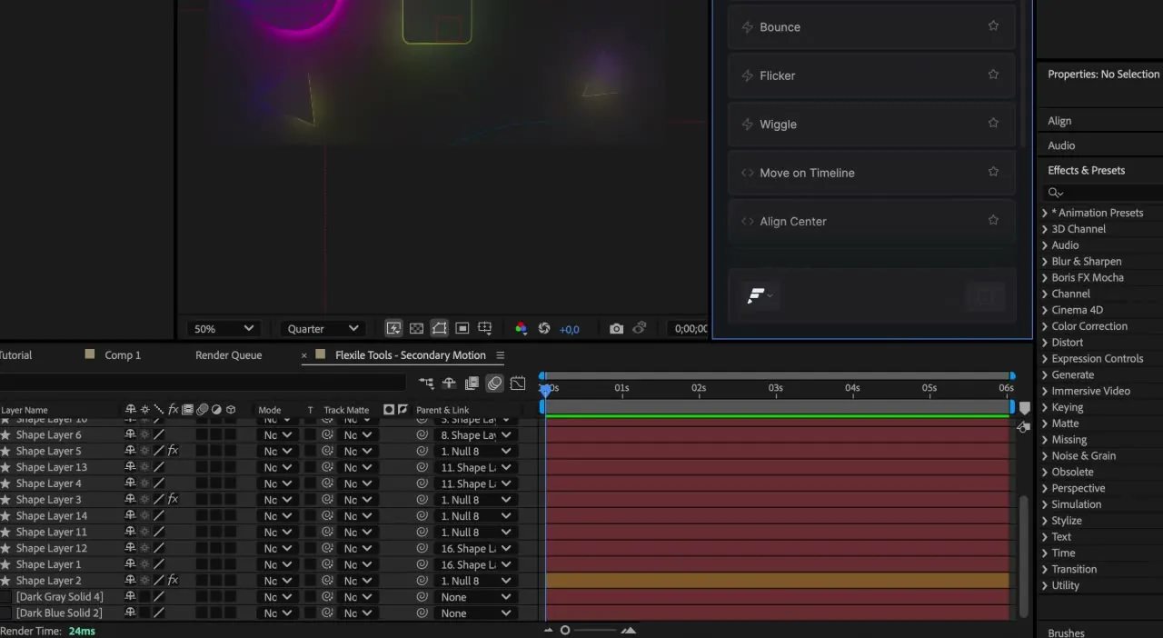 Running a tool on a selected layer